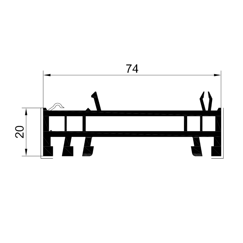2315 VERBREITERUNG 20 mm