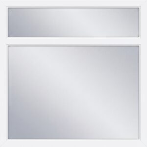 Einflügeliges Fenster mit Oberlicht – Ideal 4000 New Aluplast Kunststofffenster