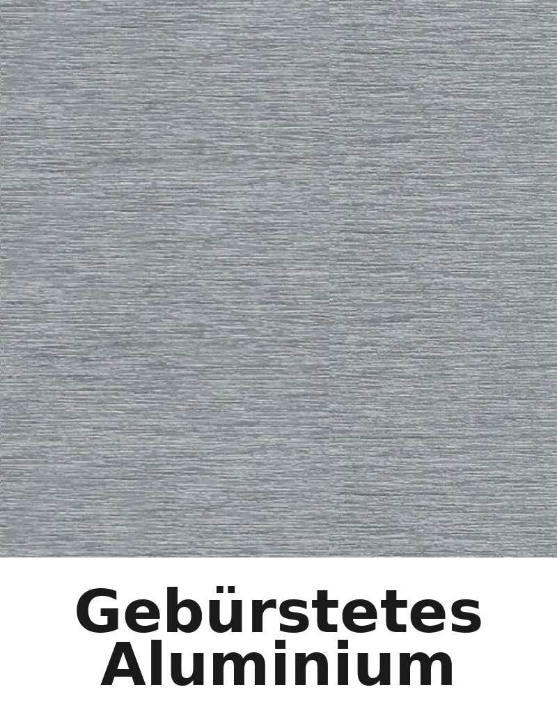 Gebürstetes Aluminium