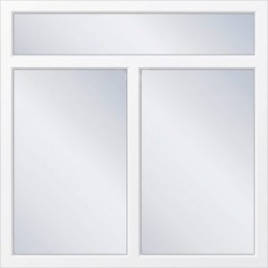 Zweiflügeliges Fenster mit Oberlicht – Ideal 4000 New Aluplast Kunststofffenster